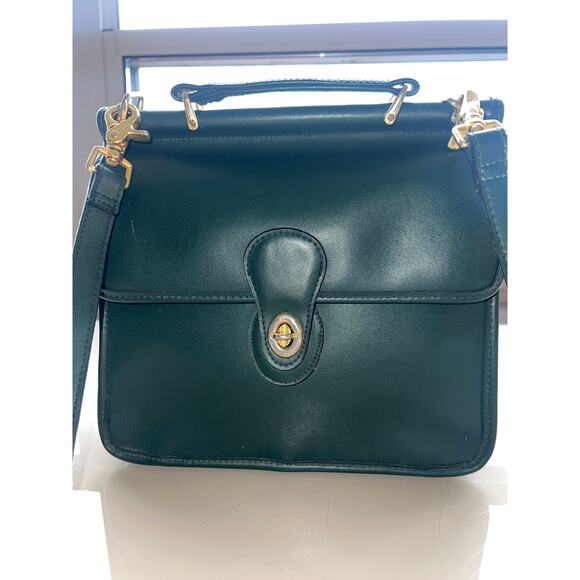 Green Real Leather Purse with Detachable Straps – Excellent Condition Willis - Picture 4 of 16